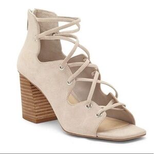NEW Vince Camuto Nahara Laced Sandals Heels 8.5